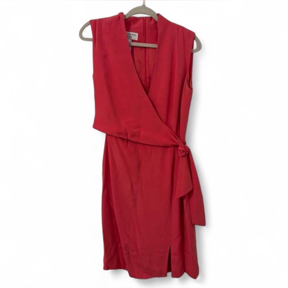 Jones New York Silk Wrap Dress - Size 8